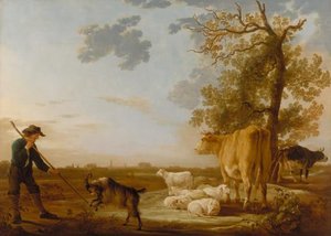 Landscape With Cattle — Aelbert Jacobsz Cuyp