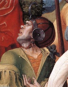 Christ Carrying The Cross (detail) — Master M S