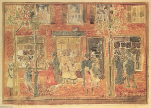 Street Scene — Maurice Brazil Prendergast