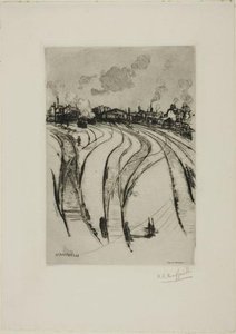 Champ De Mars Station — Jean-françois Raffaelli