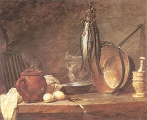 Still Life: Fast Day Menu — Jean-baptiste-siméon Chardin