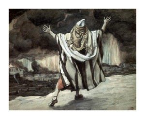 Abraham Sees Sodom In Flames — Јакоб Жозеф Тисот