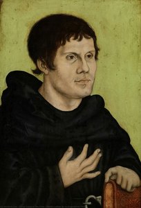 Martin Luther As An Augustinian Monk — Lucas Cranach The Elder, Renaissance Masterpiece