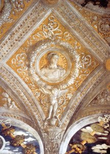 Ceiling Decoration (detail) — Andrea Mantegna