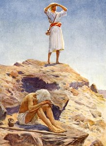 Elijah And His Servant Watching For Rain — William Henry Margetson