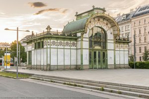 Karlsplatz Pavillion In Vienna, Austria — Otto Koloman Wagner