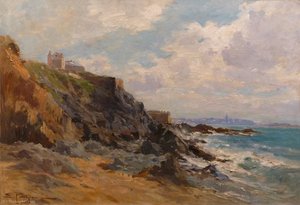 Rochebonne Les Roches Near Saint-malo. Charles De Bruyères Museum Of Remiremont. — Edmond Marie Petitjean
