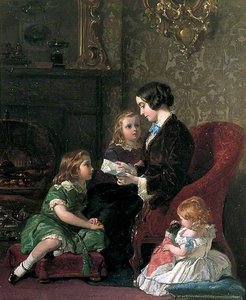 A Letter From Papa — Frederick Goodall