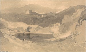 Castle In A Landscape — John Sell Cotman
