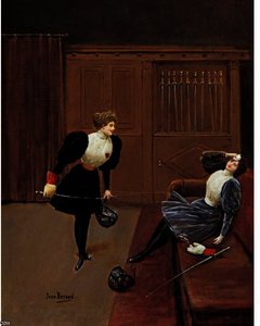 Les Escrimeuses — Jean Georges Béraud