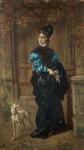 Lady With A Greyhound