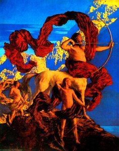 Jason And His Teacher — Maxfield Parrish
