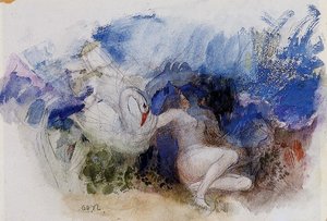 Leda And The Swan — Odilon Redon
