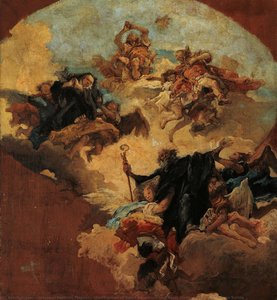 Glorification Of Saint Faustinus And Saint Jovita And Two Unknown Saints — Giambattista Tiepolo, Rococo