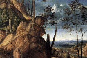 St Jerome In The Wilderness (detail) — Lorenzo Lotto