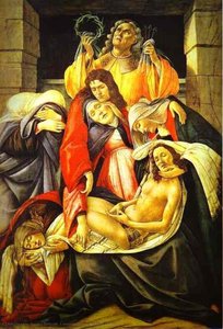 Lamentation Over The Dead Christ — Sandro Botticelli, Early Renaissance
