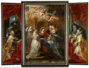 The Triptych Of St. Ildefonso — Workshop Of Peter Paul Rubens