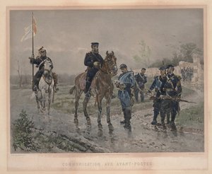 Communication Aux Avant-postes — Alphonse De Neuville