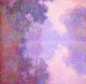 Misty Morning On The Seine — Claude Monet, Impressionism