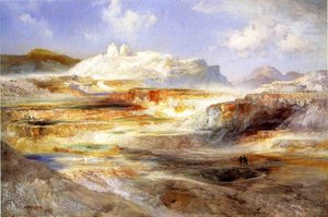 Jupiter Terrace, Yellowstone — Thomas Moran