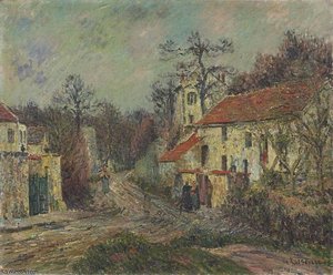 Winter In Chaponival — Gustave Loiseau