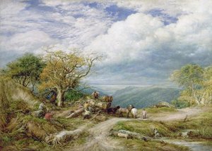 The Timber Waggon — John Linnell