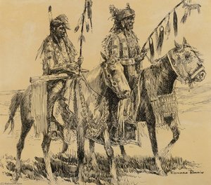 Going To The Pow Wow — Edward Borein