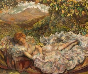 Siesta, The Hammock — Francis Ferdinand Maurice Cook