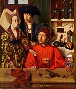 St Eligius in His Workshop