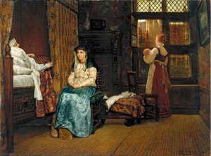 The Visit A Dutch Interior — Lourens Alma Tadema