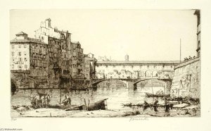 The Ponte Vecchio, Florence — Herman Armour Webster