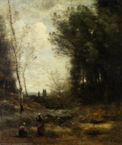The Valley — Jean-baptiste-camille Corot