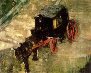 The Cab — James Ensor, Expressionism