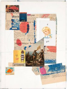 Untitled (red Plumed Bird) — Joseph Cornell
