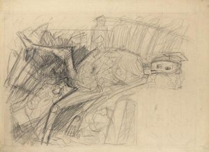 Composition Study For Gods Of The Modern World — José Clemente Orozco