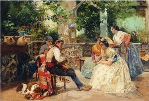 Guitar Players, Valencia — Joaquín Sorolla Y Bastida