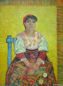 L'italienne — Vincent Willem Van Gogh, Post-impressionism