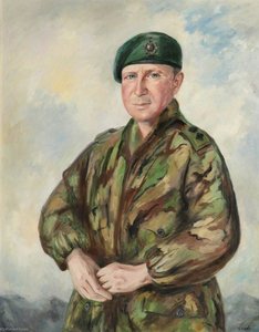 Falklands Portraits Brigadier Julian Thomson, Rm — Caroline Hobart