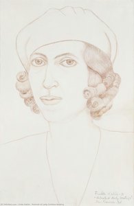 Portrait Of Lady Cristina Hasting — Frida Kahlo