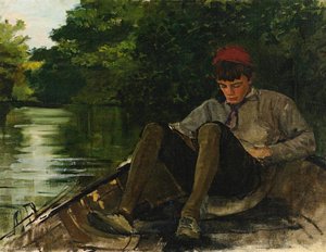 Reading on a Boat