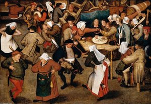 The Wedding Dance In A Barn — Pieter Bruegel The Younger