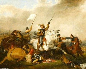 Oliver Cromwell At Marston Moor — Abraham Cooper