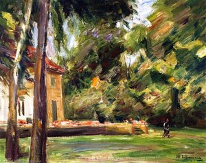 View From The Birch Avenue Toward The Northwest — Max Liebermann