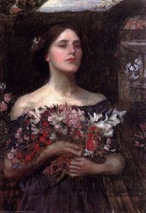 Gather Ye Rosebuds Study — John William Waterhouse