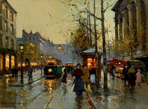 Flower Market At La Madeleine — Edouard Cortès