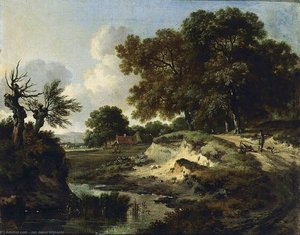 Wooded Landscape — Jan Jansz Wijnants