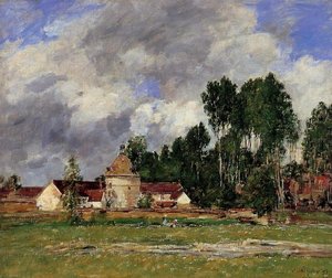 Oisème, Landscape Near Chartres — Eugène Louis Boudin