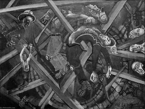 Grinding Wheel Of Life — Philip Evergood