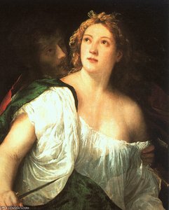 Suicide Of Lucretia, Art History Museum, Vienn — Titian