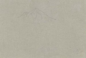Cursory Sketch Of Mountain Peak — Nicholas Roerich, Symbolism